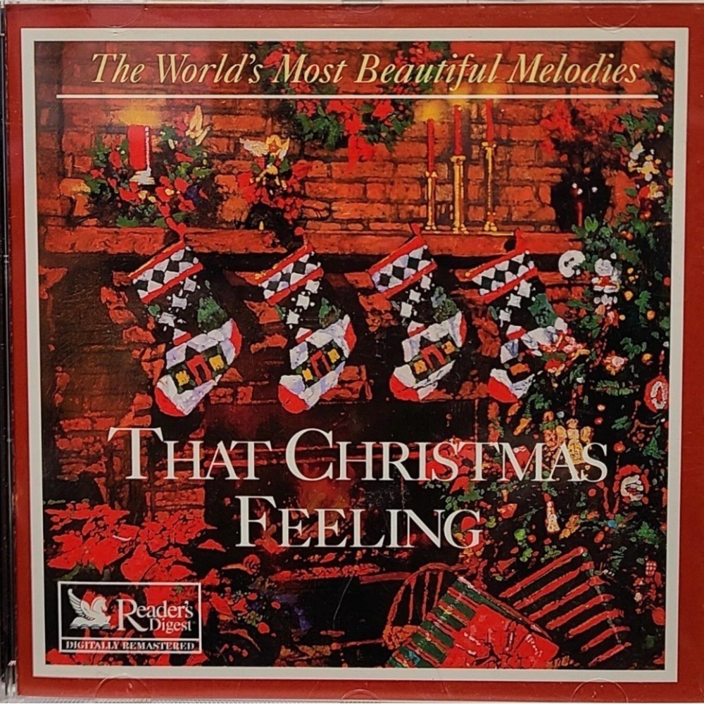 Festive Christmas CD with Red and Green Design